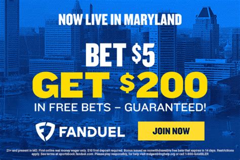 fanduel md sportsbooks|FanDuel Sportsbook Maryland – Get $200 Sign.